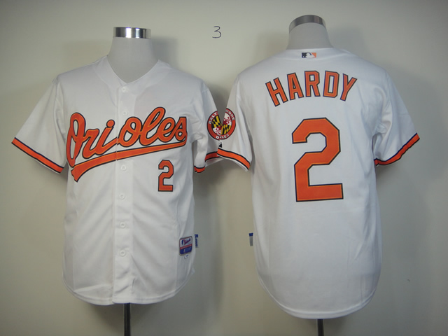 Men Baltimore Orioles #2 Hardy White MLB Jerseys->baltimore orioles->MLB Jersey